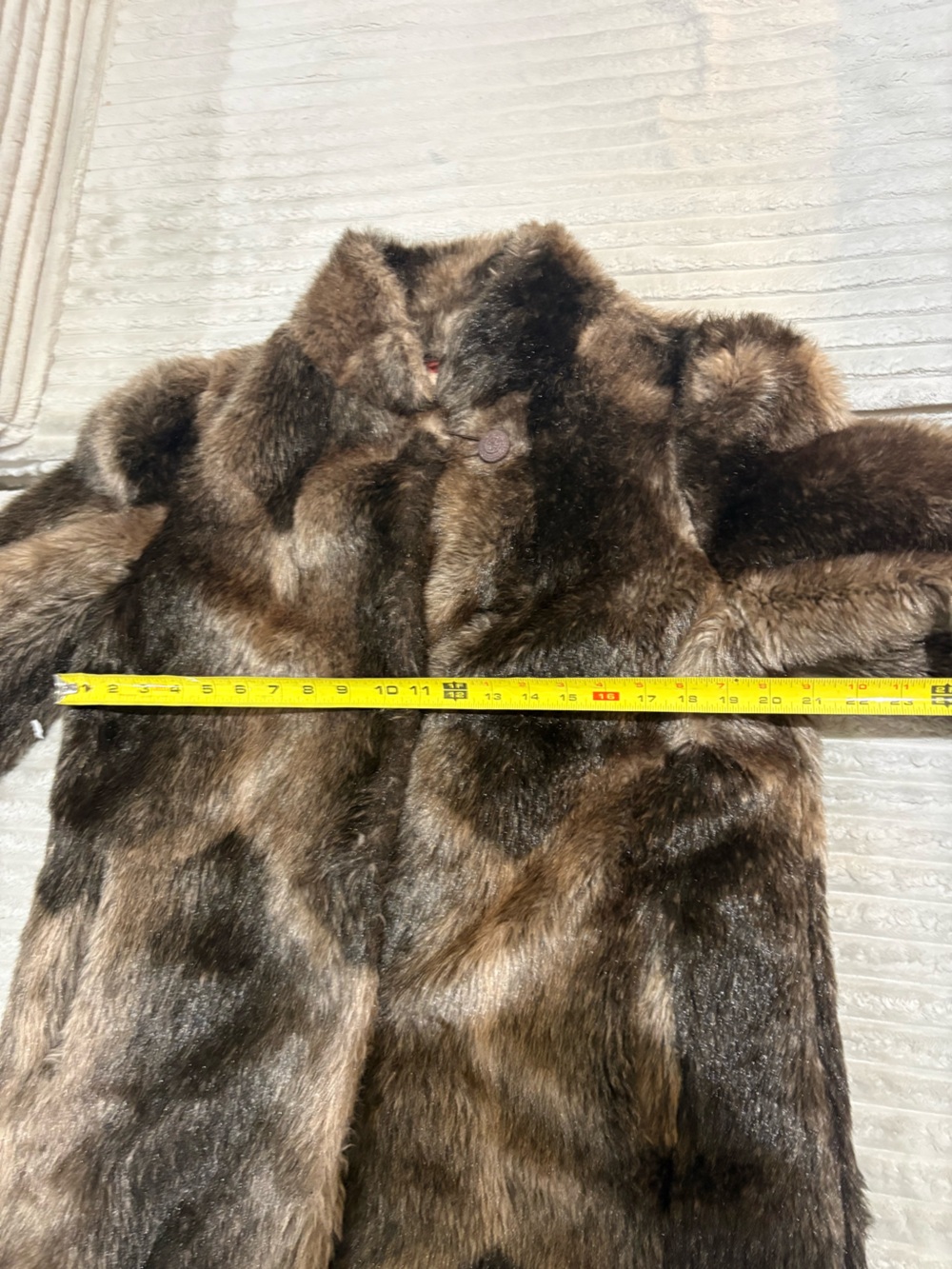 Women's Brown  Fur Jacket - Lux Plush Coat